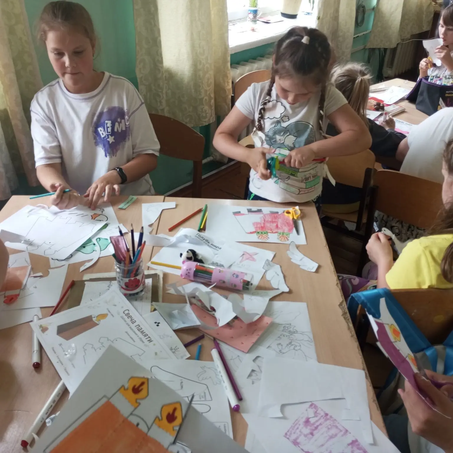День Памяти и скорби не мог пройти без внимания в нашем лагере.