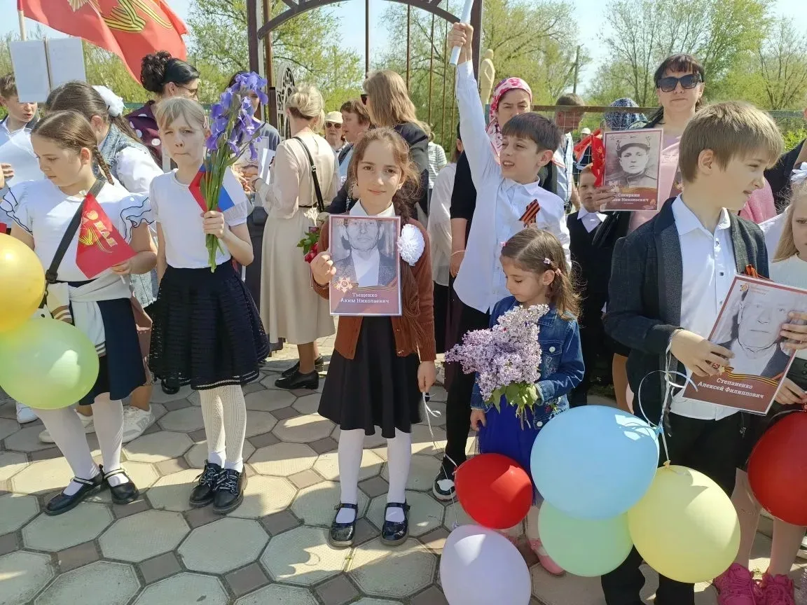 Ростовская область, 9 мая. В день 81-й годовщины Великой Победы в Савдянском сельском п...
