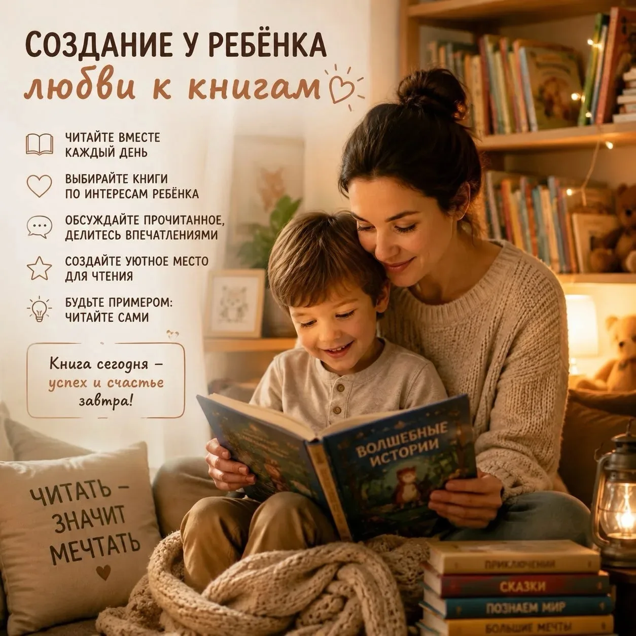 📚Создание у ребенка любви к книгам — важная задача, которая требует времени и усилий. ...