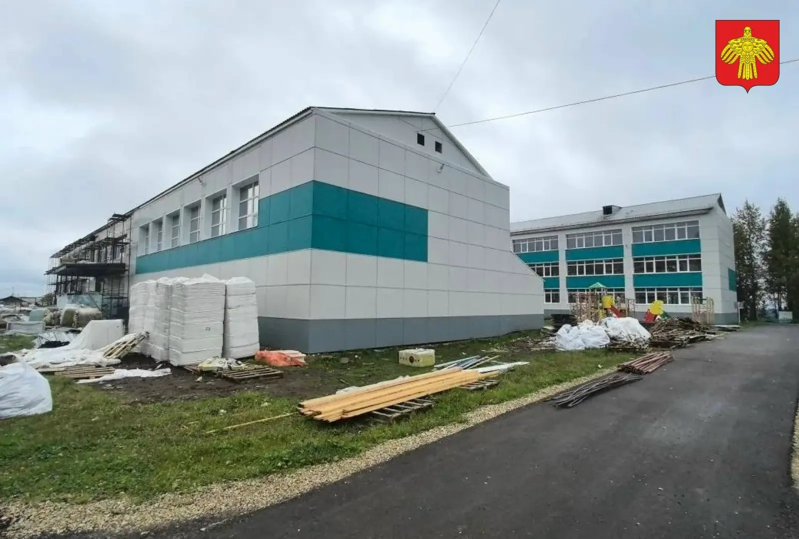 🏫 В Косланской средней школе продолжается капремонт.