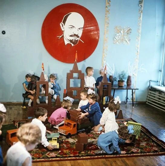 В детском саду "Колосок",  Алма-Ата, Казахская ССР, 1973 год.