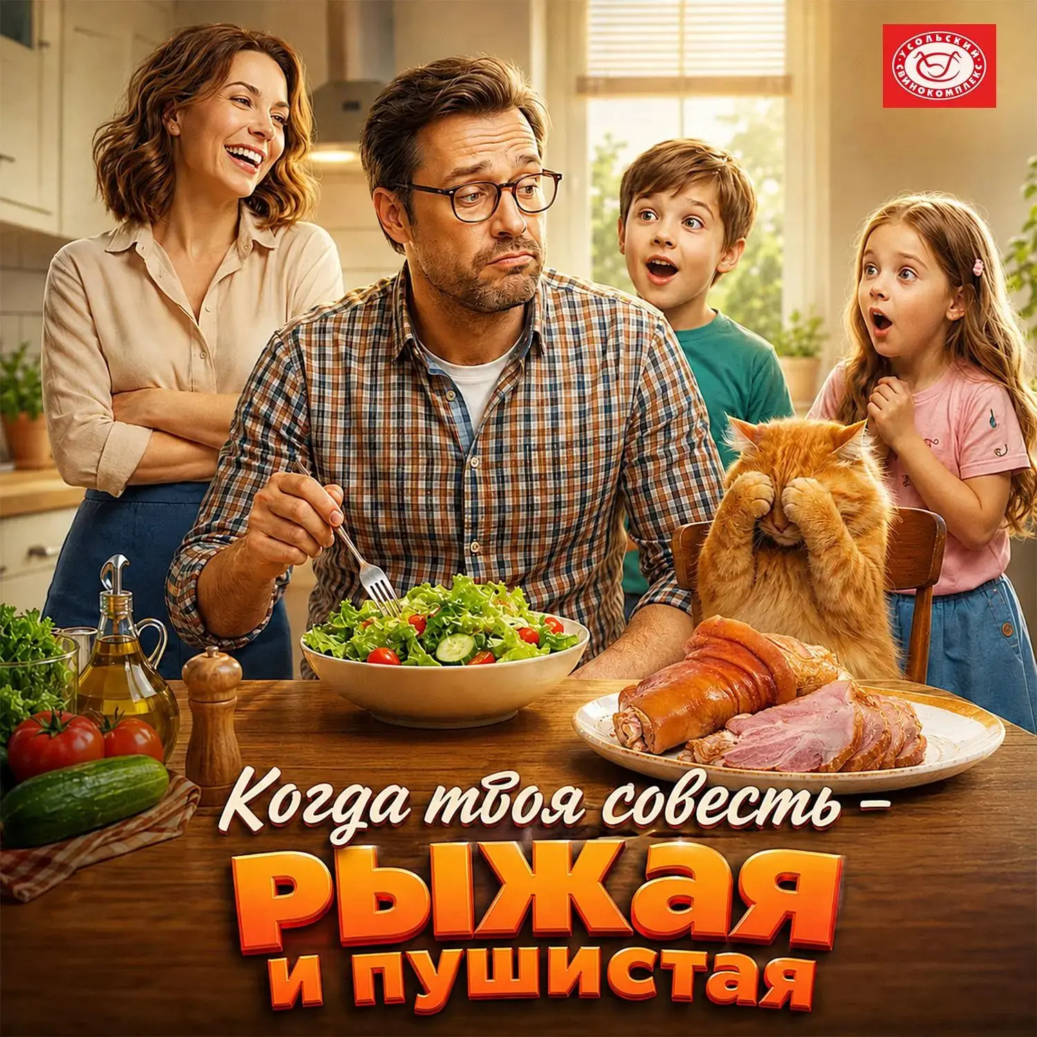 Почему папа так смотрит? 👀