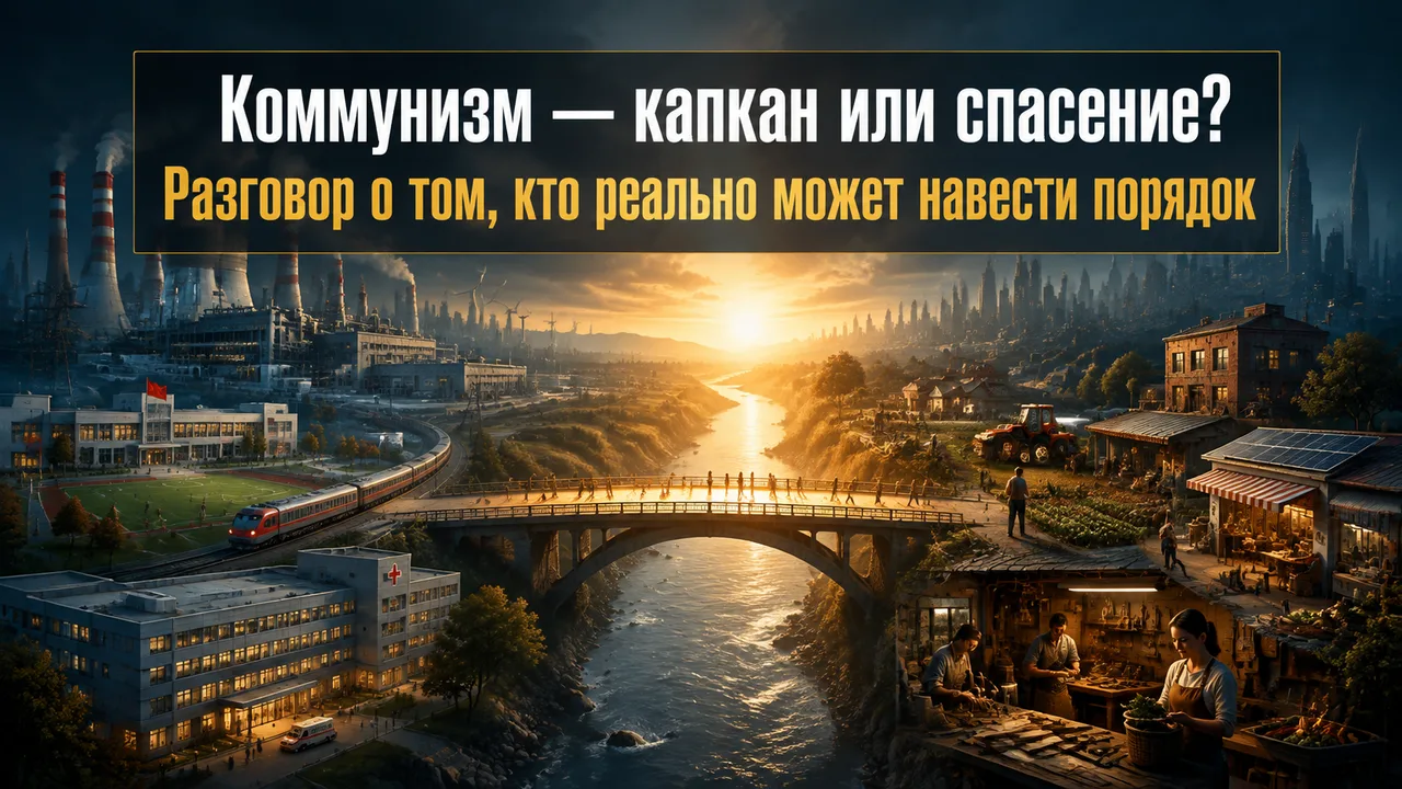 Коммунизм — капкан или спасение? Разговор о том, кто реально может навести порядок