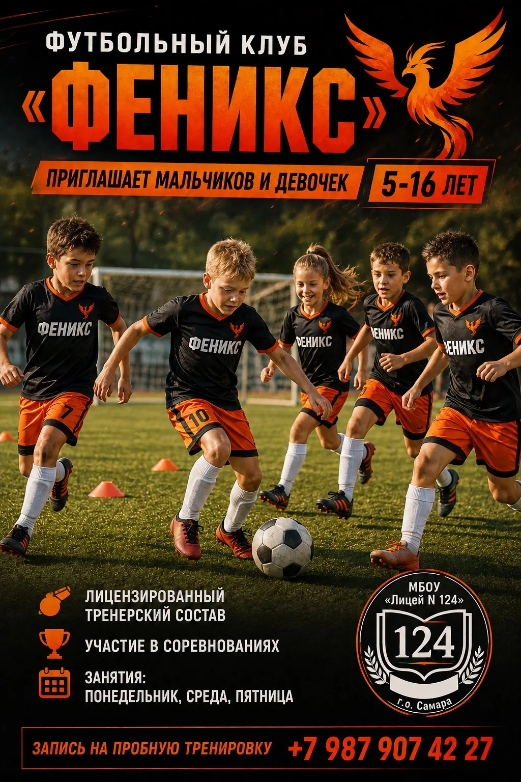 🐦‍🔥 «Феникс»: взлетаем вместе — покоряем футбольные вершины! ⚽