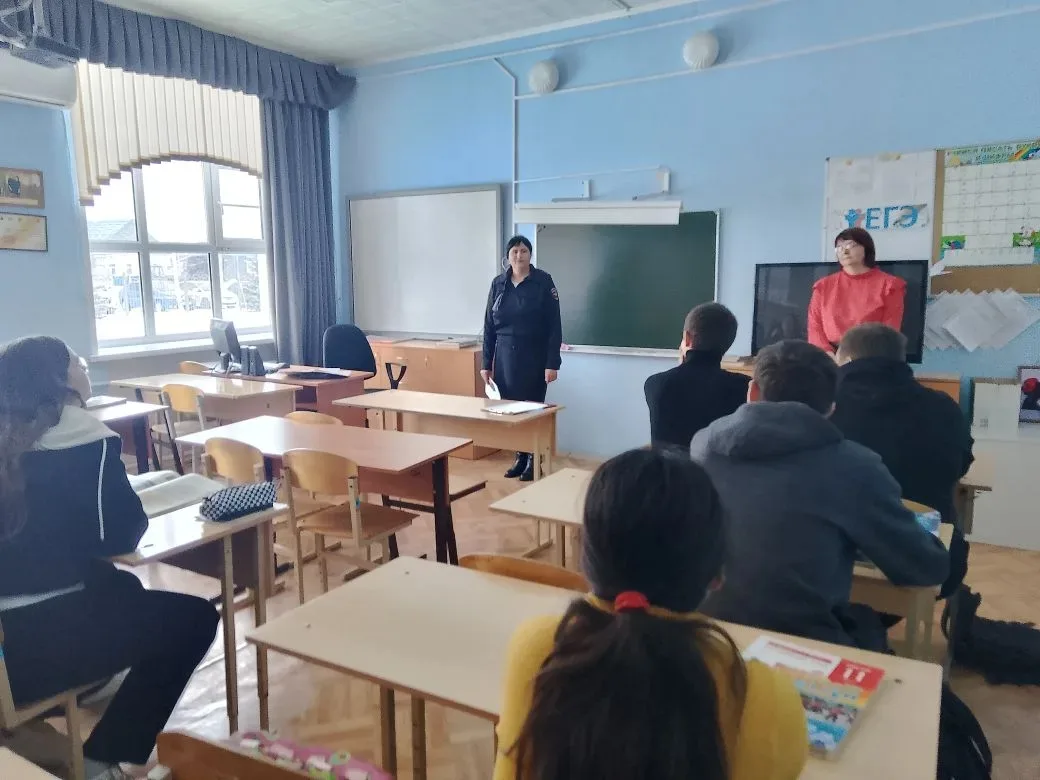 26.02.2026 г. в 5-11 классах МКОУ "Преображенская СШ" были проведены классные часы, открытые уроки п