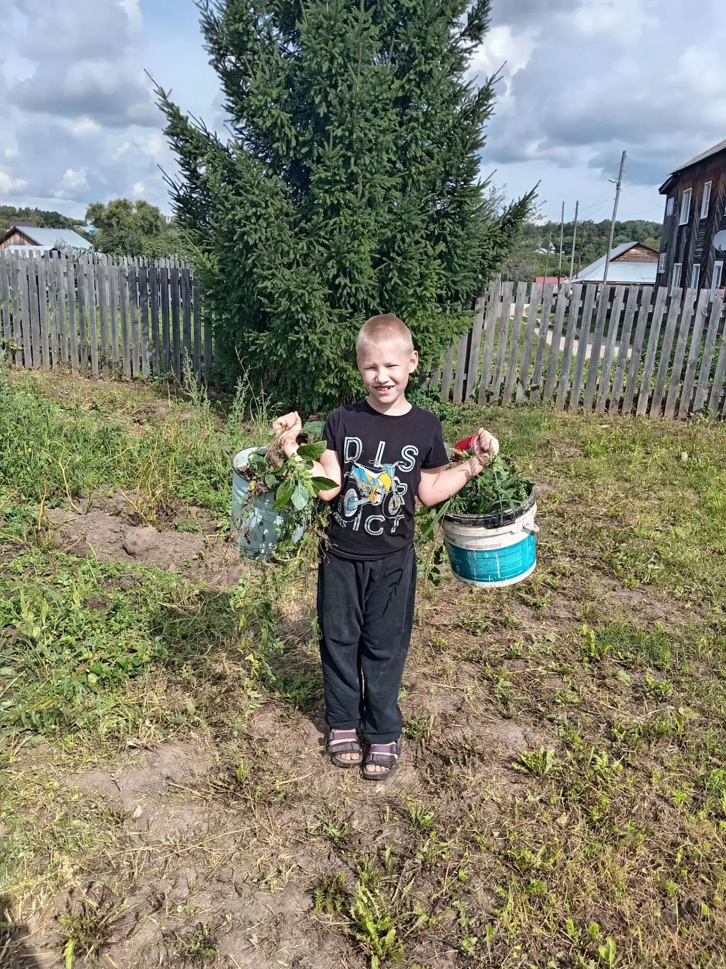 Огородные работы.