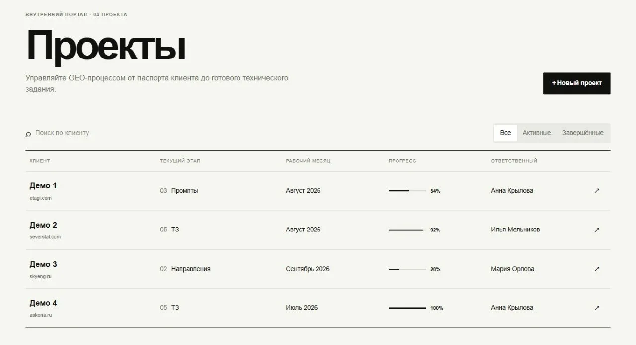 Август