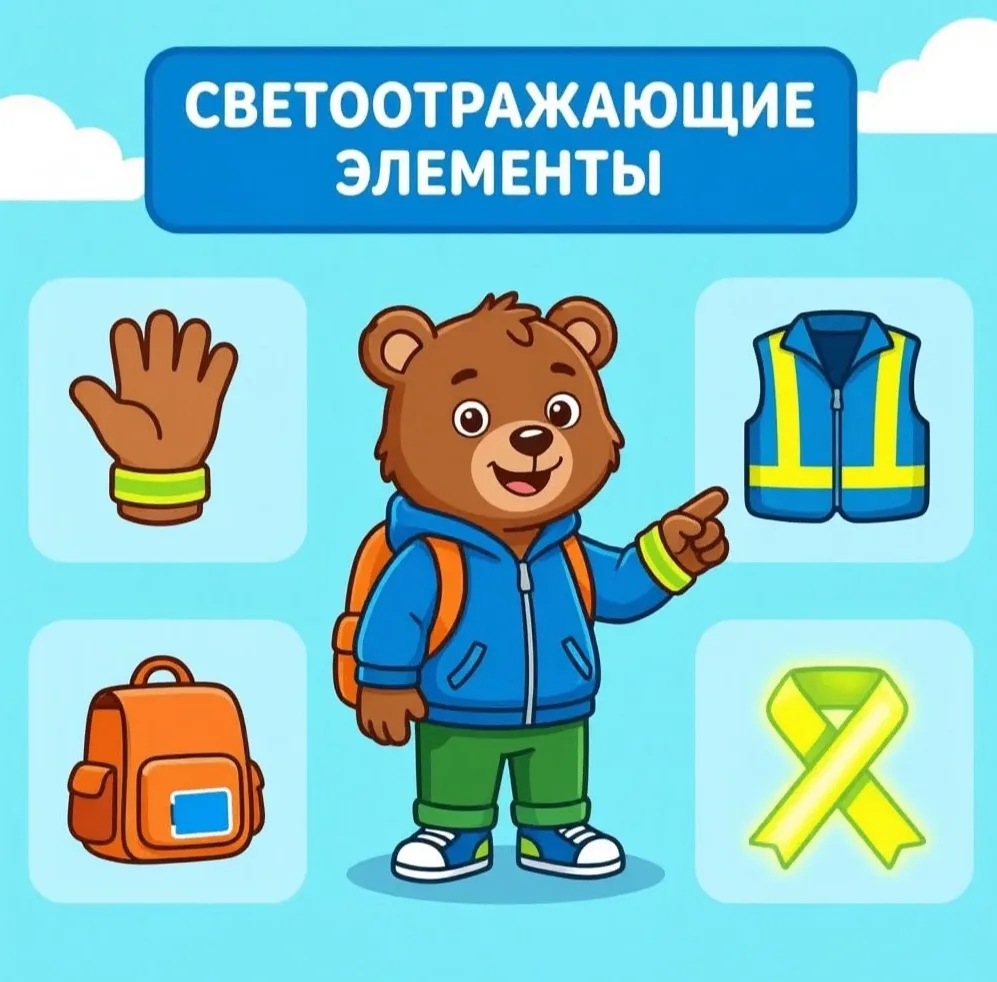 Светоотражатель — не игрушка❗ Видимость на дороге — 150 метров против 30. Без него вас ...