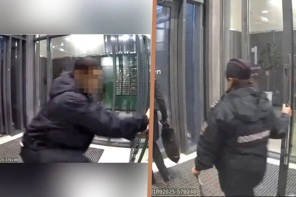 ❗️Неадекватный мужчина наводит страх в ЖК «Погода»