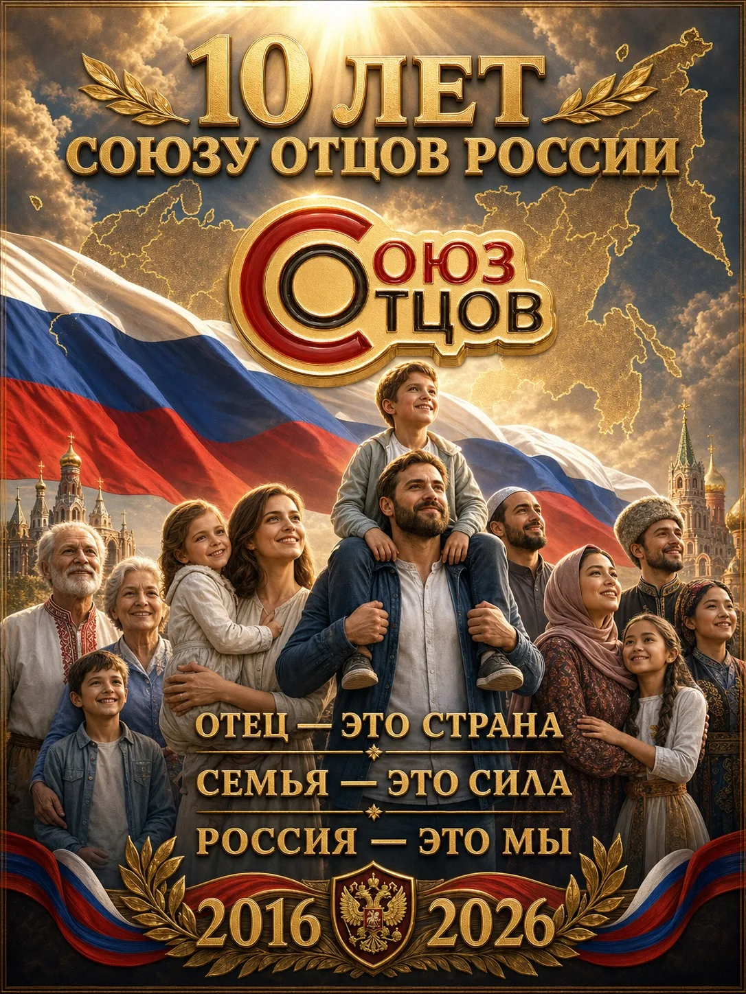 🇷🇺 СОЮЗУ ОТЦОВ РОССИИ — 10 ЛЕТ