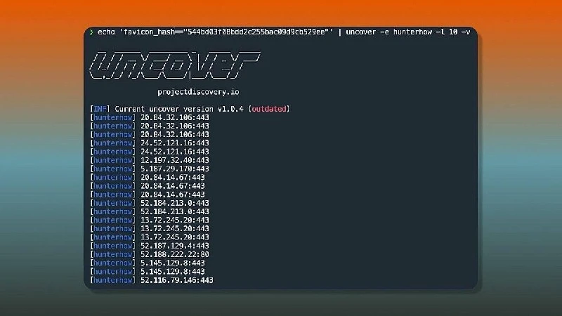 🖥 Репозиторий: Uncover — инструмент для быстрого поиска хостов и интернет-активов через API различн