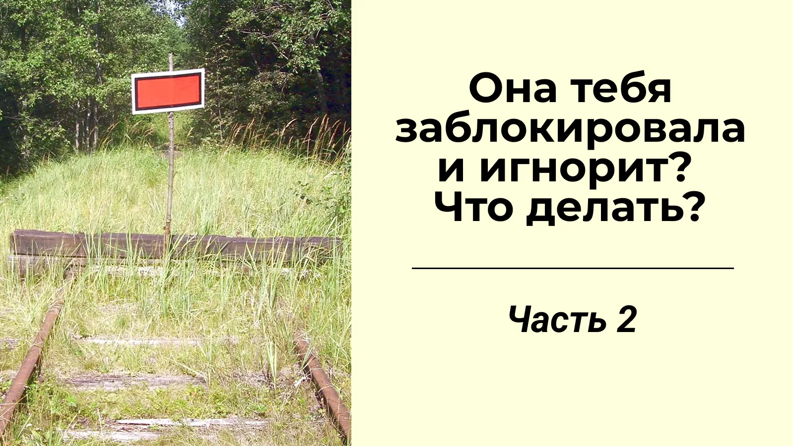 Что делать, если она тебя игнорит? Часть 2
Если она тебя игнорит — ситуация хуже некуда.

Но еще хуж
