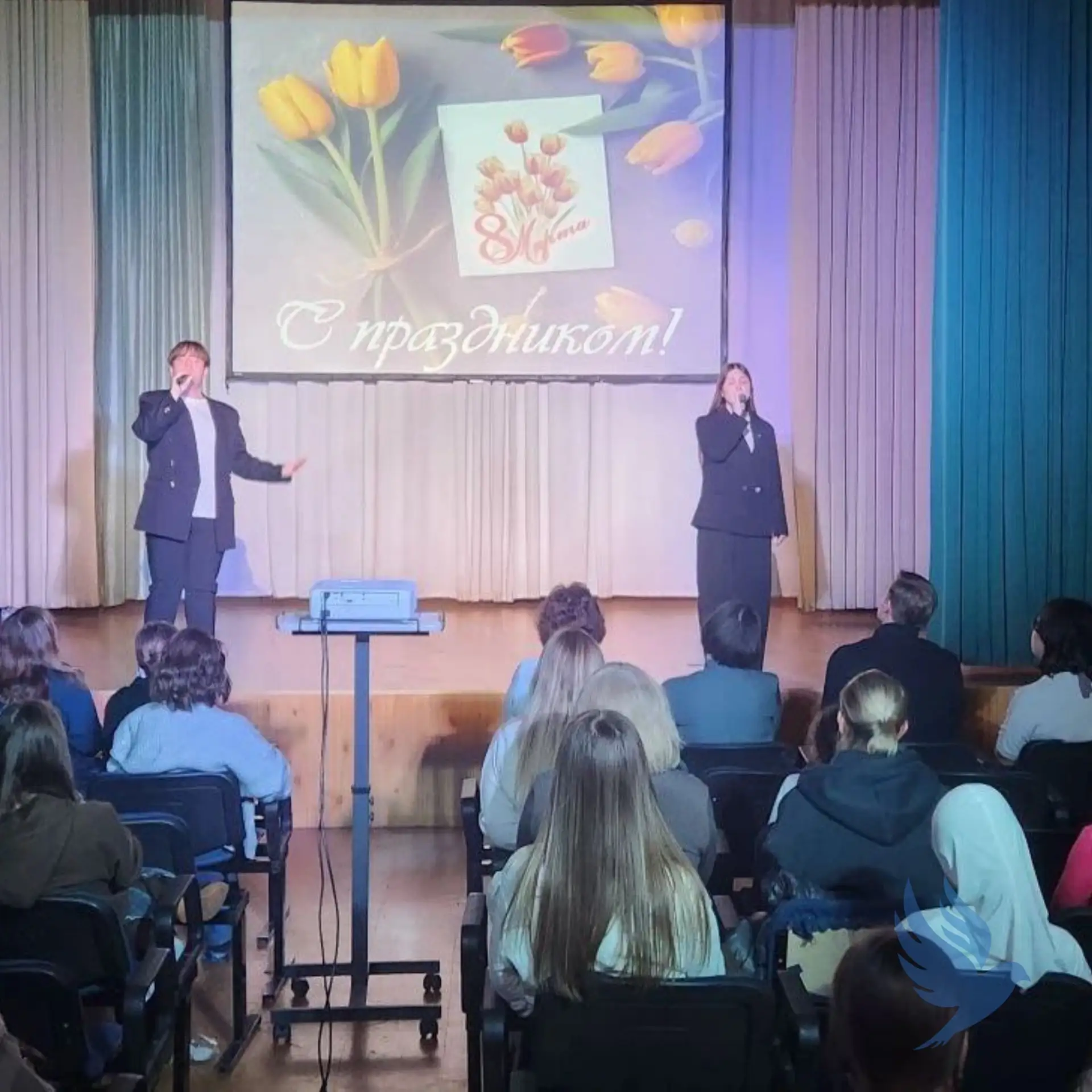 🌷 Праздничный концерт к 8 Марта в нашей школе  В преддверии самого нежного весеннего праздника в наш