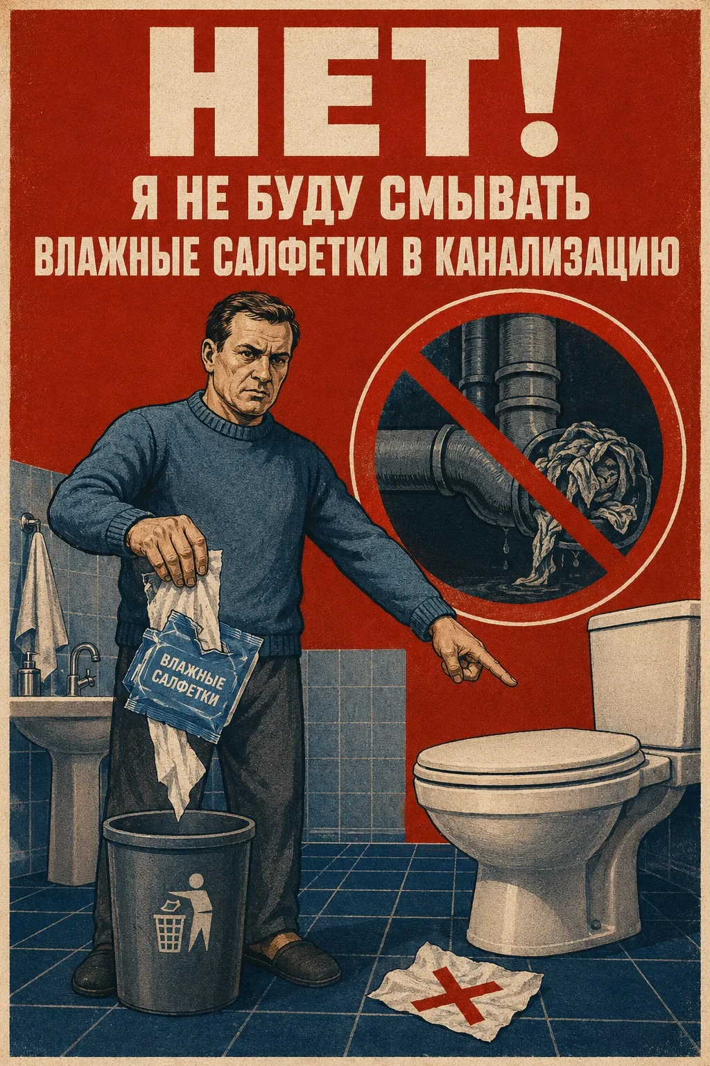 Судебные иски и штрафы: что грозит за сброс посторонних предметов в канализацию