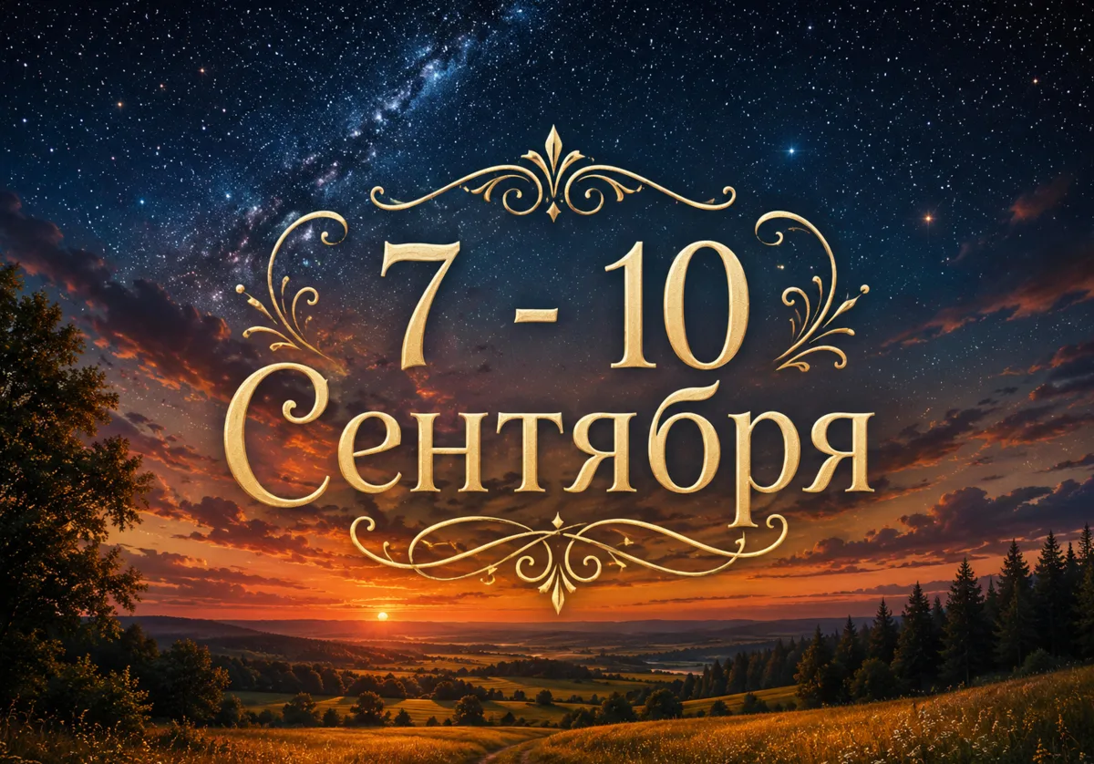 Привет, дорогие друзья! Давайте разберем даты 7 - 10 сентября