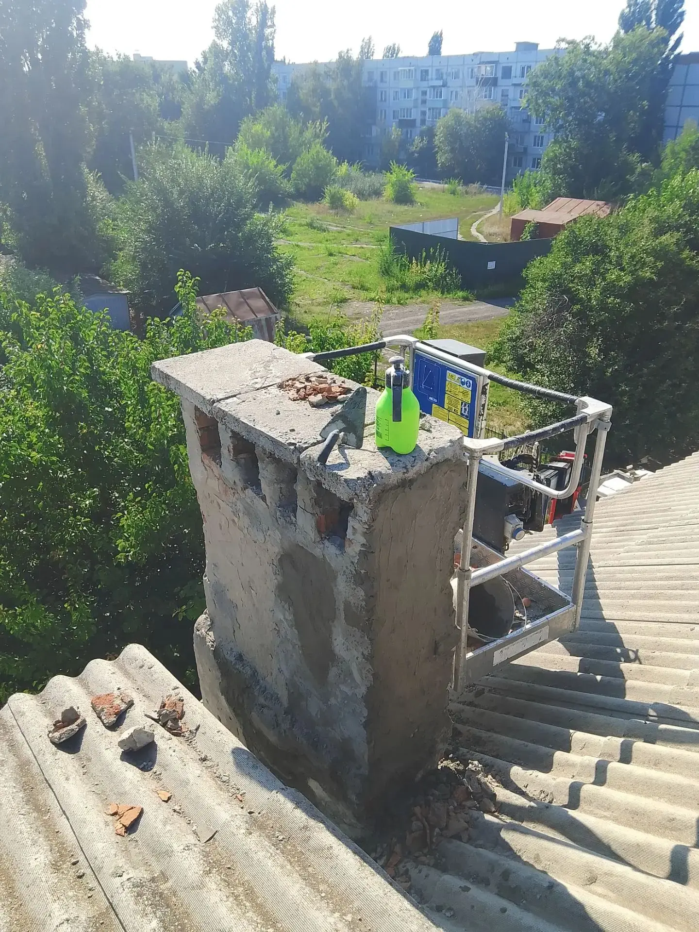 Ремонт дымохода ул. Заводская д. 26