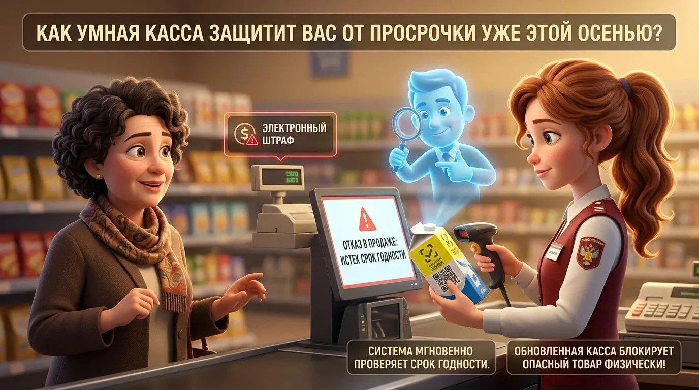 📚 🛡️ Как умная касса защитит вас от просрочки уже этой осенью?