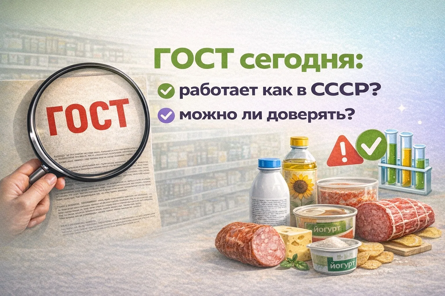 ГОСТ сегодня: стандарт качества или формальный ориентир?  Маркировка «по ГОСТу» по-прежнему восприни