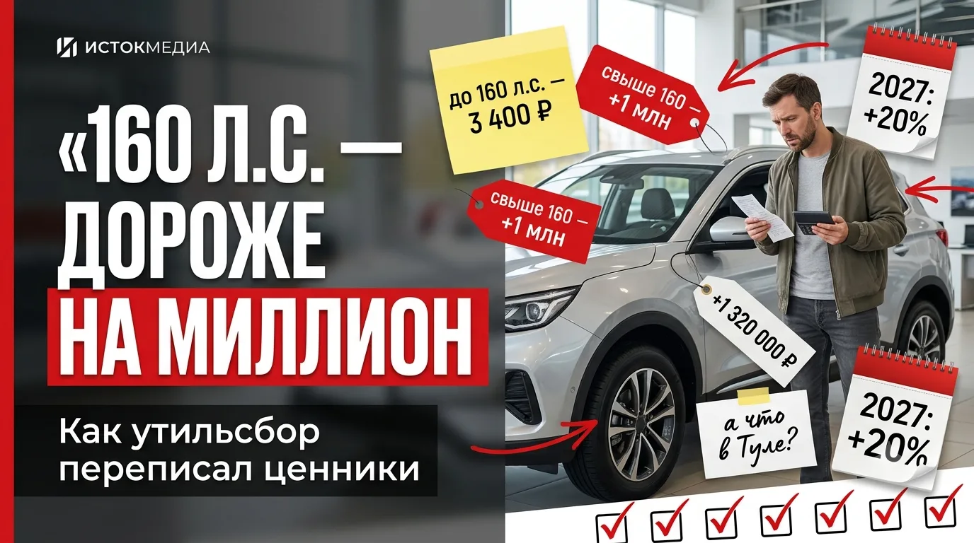 🚗 160 лошадиных сил — новая граница при покупке машины