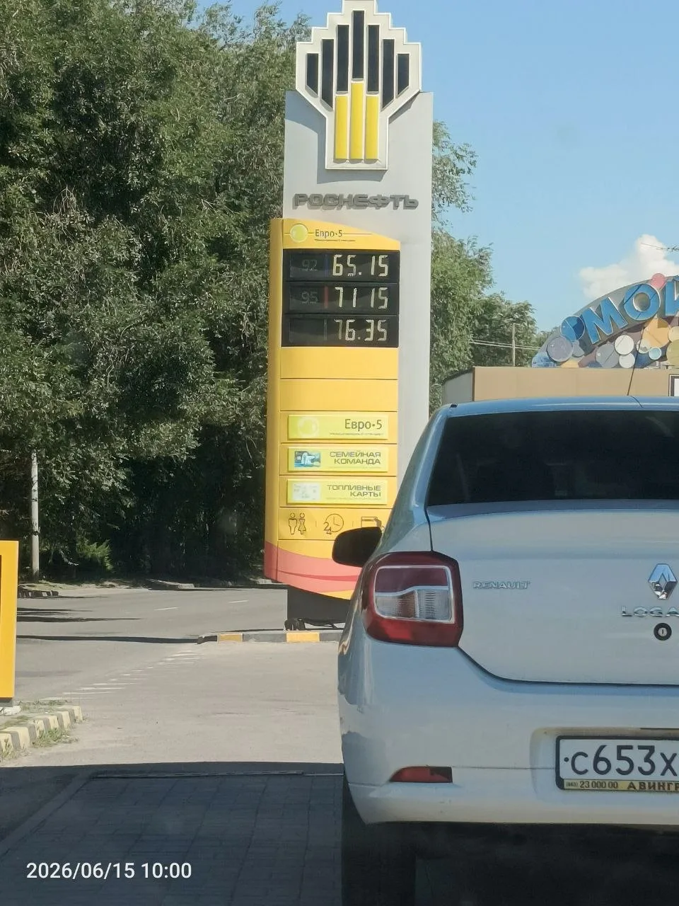 Цены на топливо в Ростове сегодня