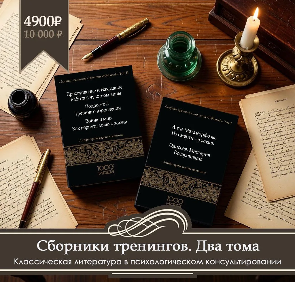 СБОРНИК ТРЕНИНГОВ. КЛАССИЧЕСКАЯ ЛИТЕРАТУРА В ПСИХОЛОГИЧЕСКОМ КОНСУЛЬТИРОВАНИИ В ДВУХ ТОМАХ

💫💫💫Ак