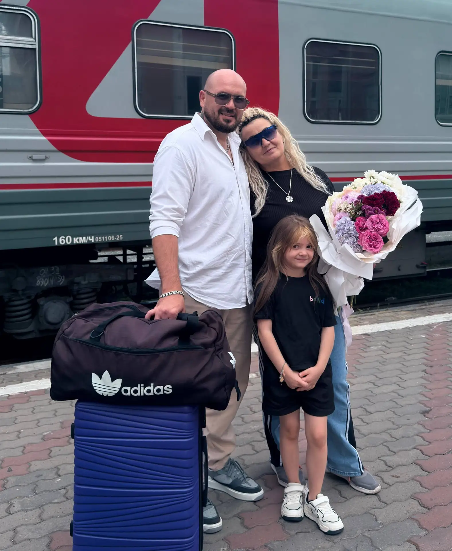 Встретили маму на вокзале ❤️