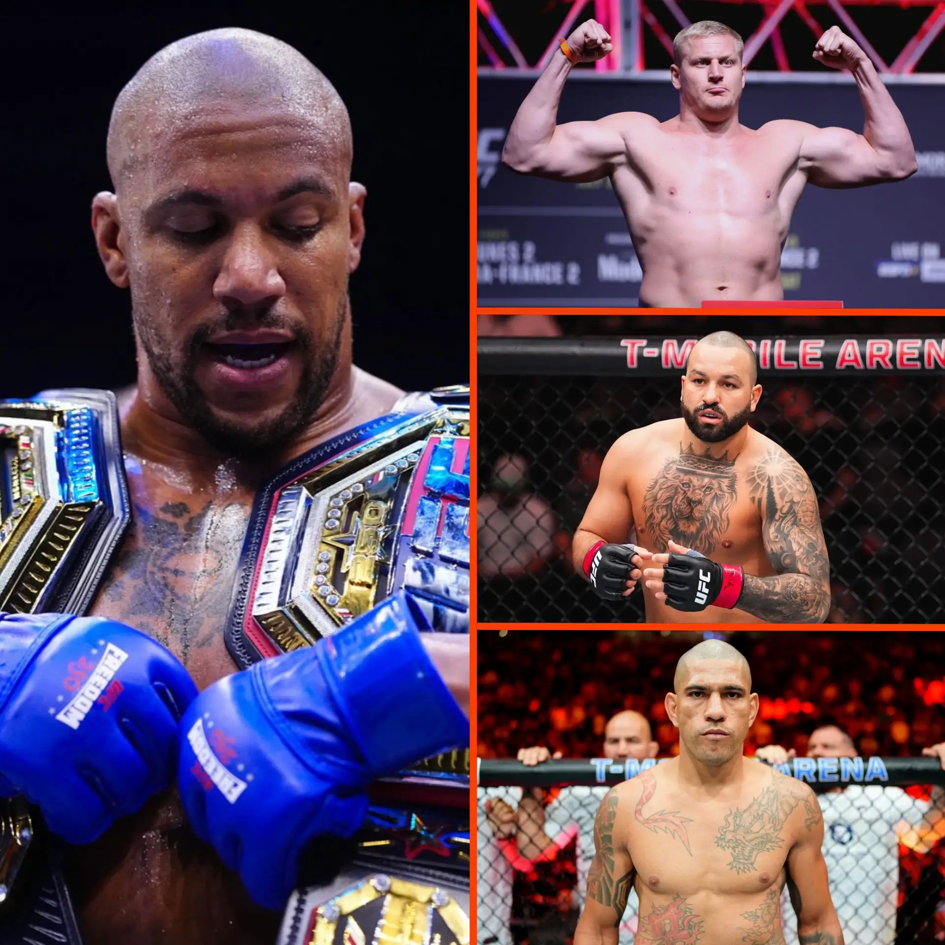 ⁉️ Представим что вы матчмейкеры UFC. Кто с кем должен подраться в топе тяжёлого веса?