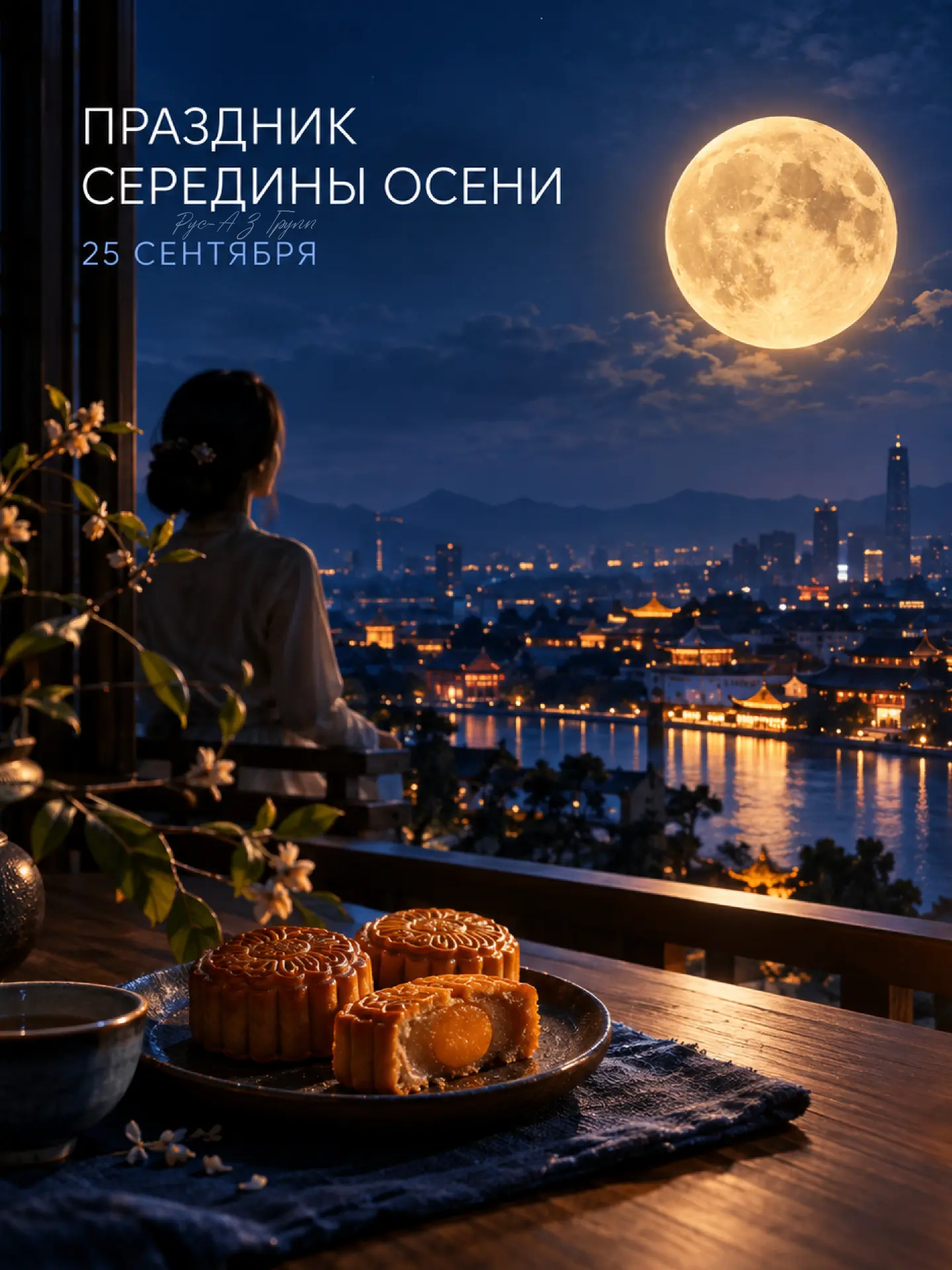 🌕 Праздник середины осени — 25 сентября.