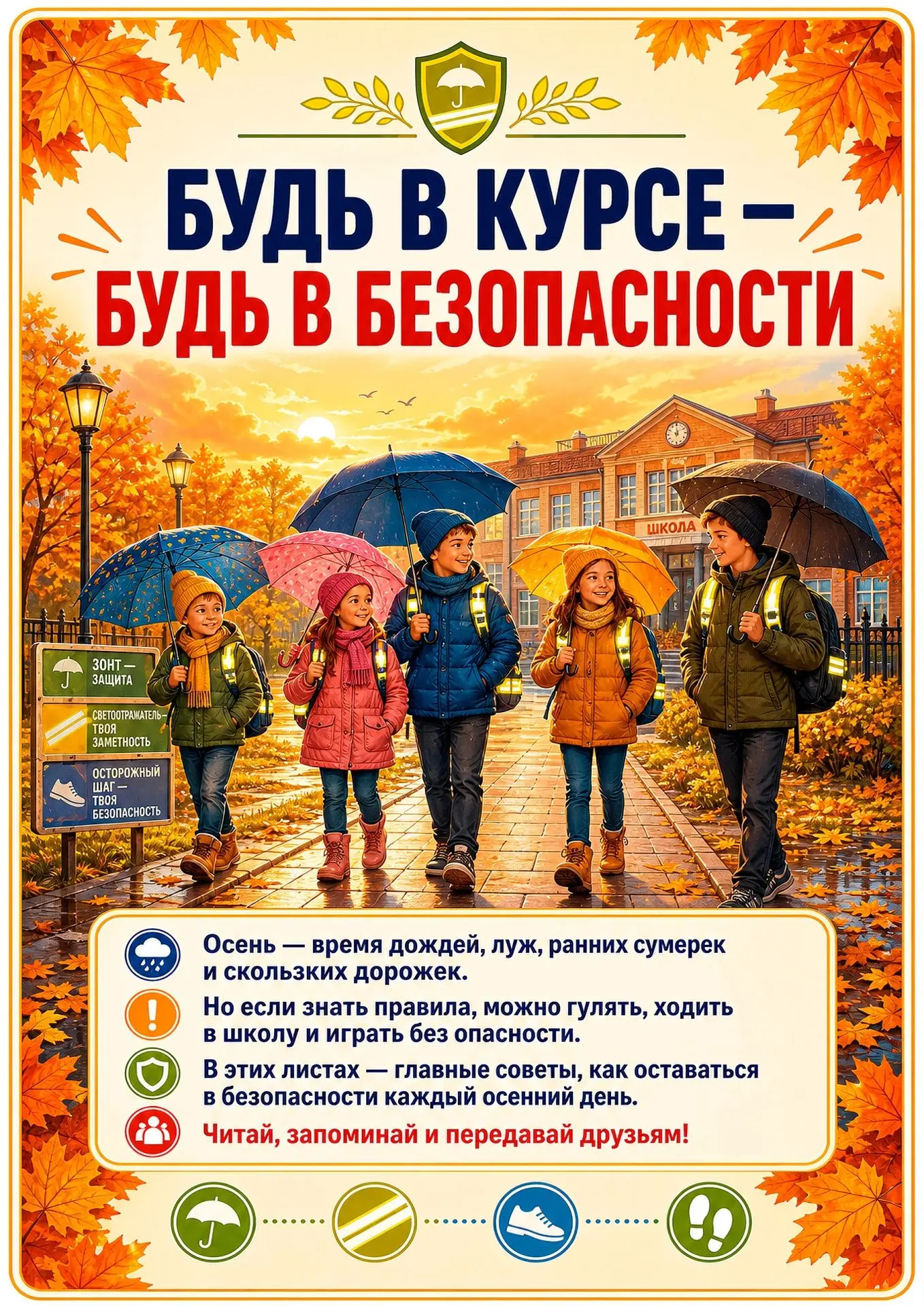 Осенняя безопасность для школьников