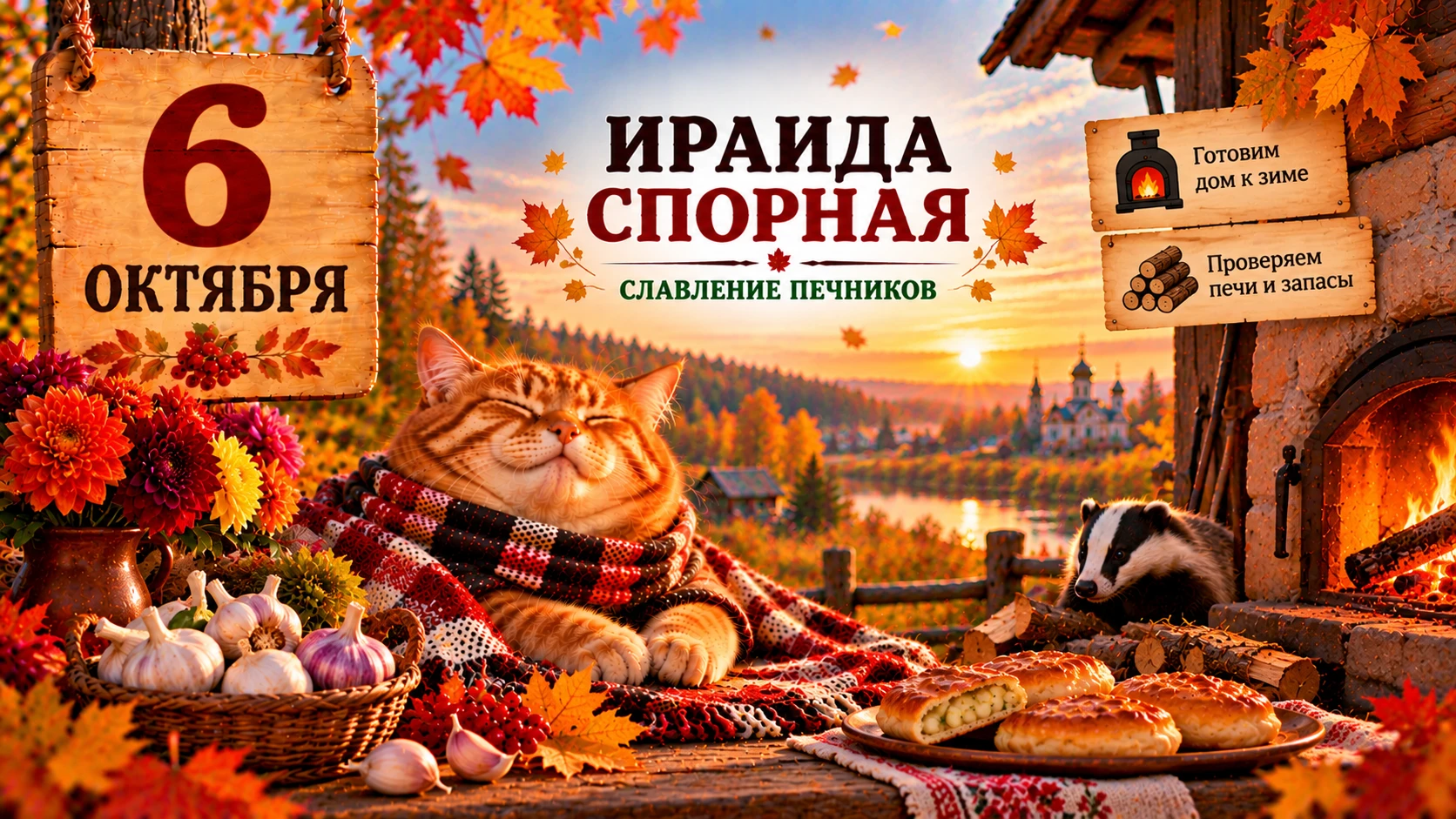 🌿 6 октября — Ираида Спорная: народные приметы 🌿