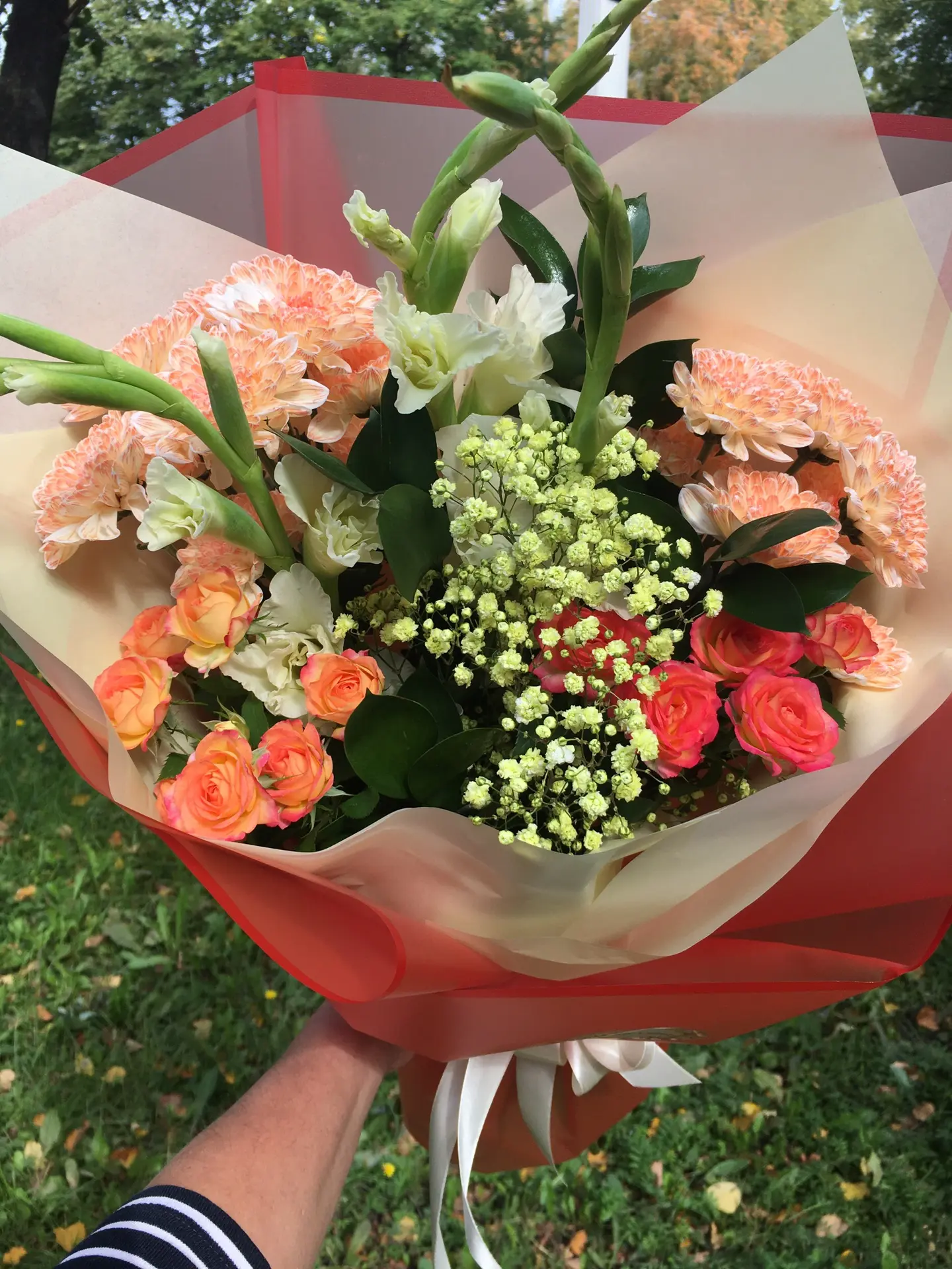 Яркие краски осени с гладиолусом 😍💐