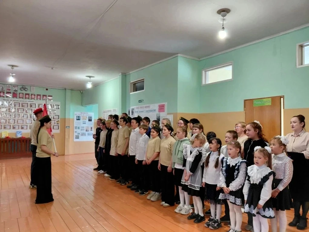 Торжественный сбор, посвященный десятилетию со дня основания движения «Юнармия»