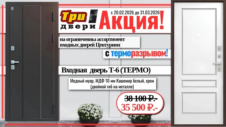 АКЦИЯ: 🔥С 20 февраля по 31 марта 2026 года — специальное предложение на модели с термо...
