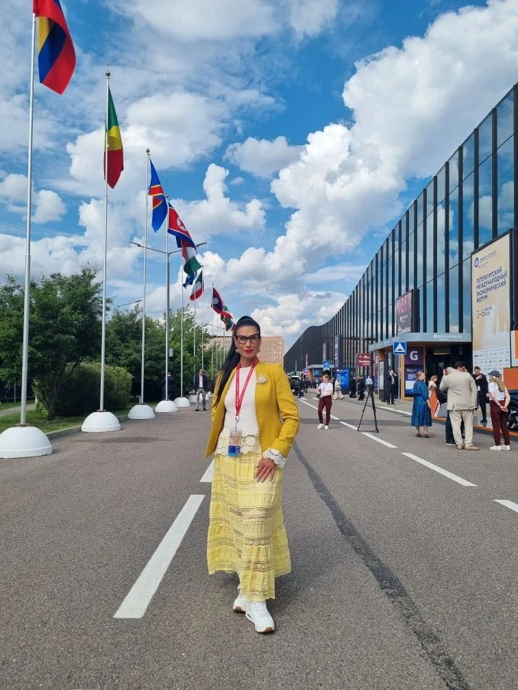 Елена Силина — Президент Национального фитнес-сообщества, представила российскую фитнес-отрасль в пр