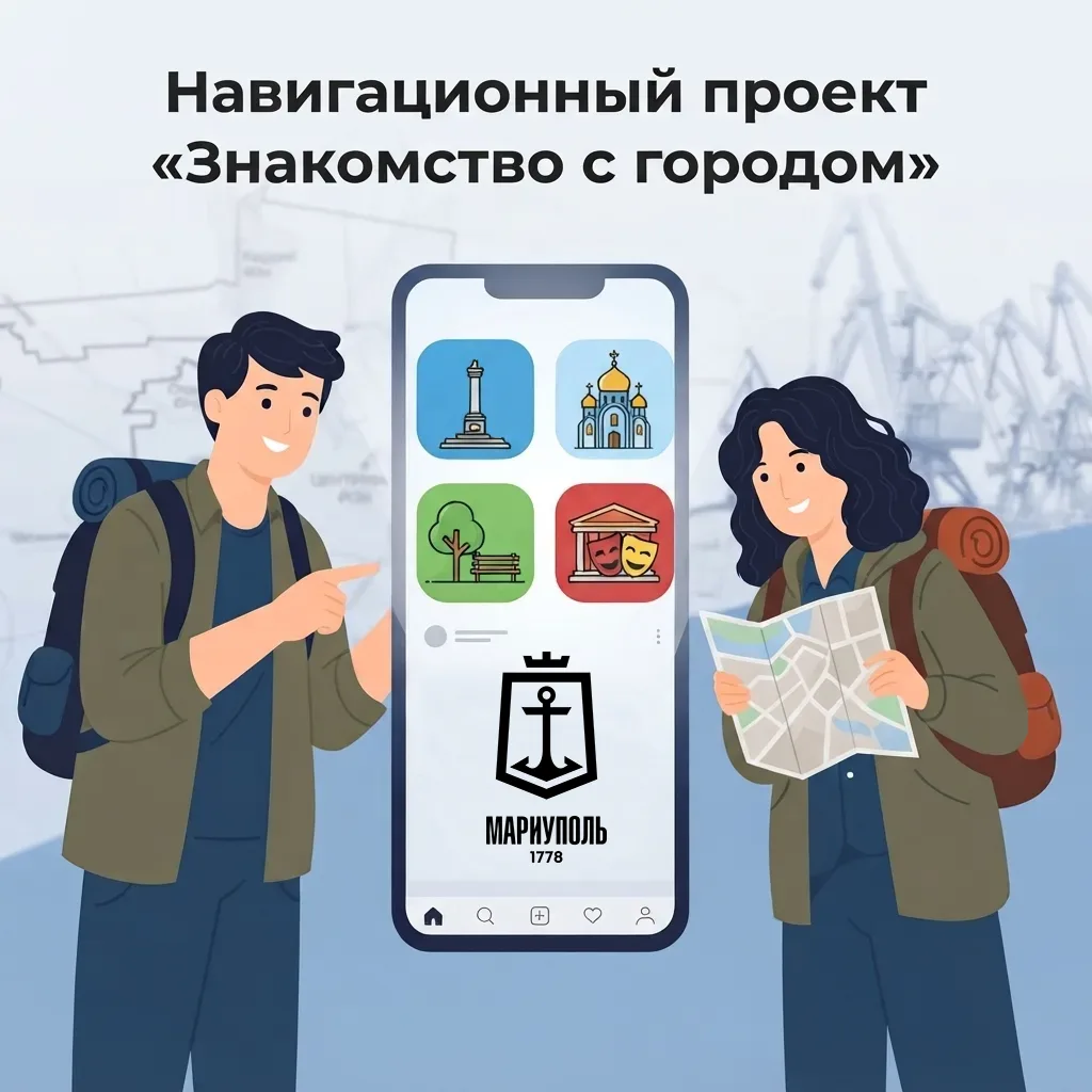 Туристический сектор Мариуполя запускает новый навигационный проект под названием «Знак...