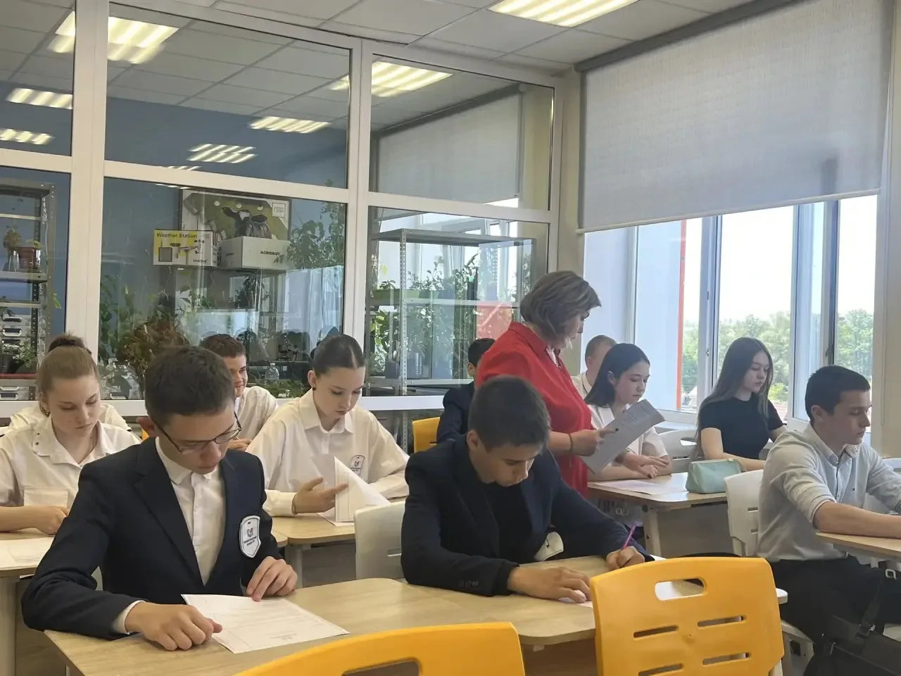 🌾 Агродиктант в Новоспасской СШ №1 им. А. С. Макаренко!   20 мая в нашей школе состоялся Агродиктант