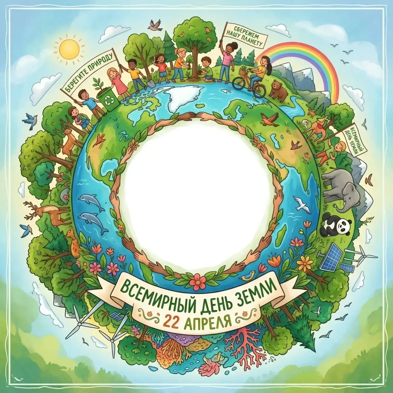 🌍 22 апреля — Всемирный день Земли   Сегодня праздник нашей огромной, красивой и такой уязвимой план