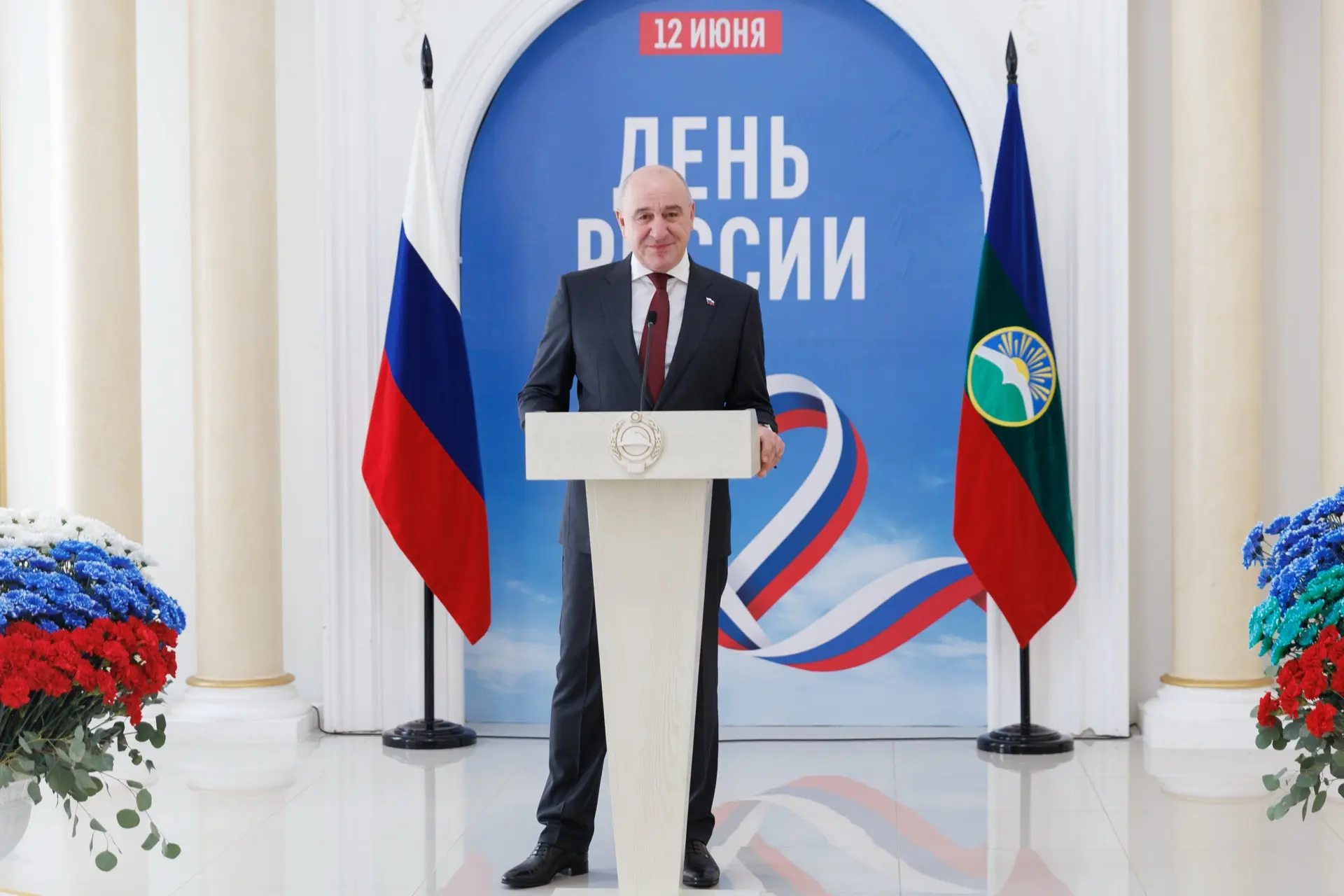 Сегодня, в День России, вручил государственные награды Российской Федерации и госнаград...