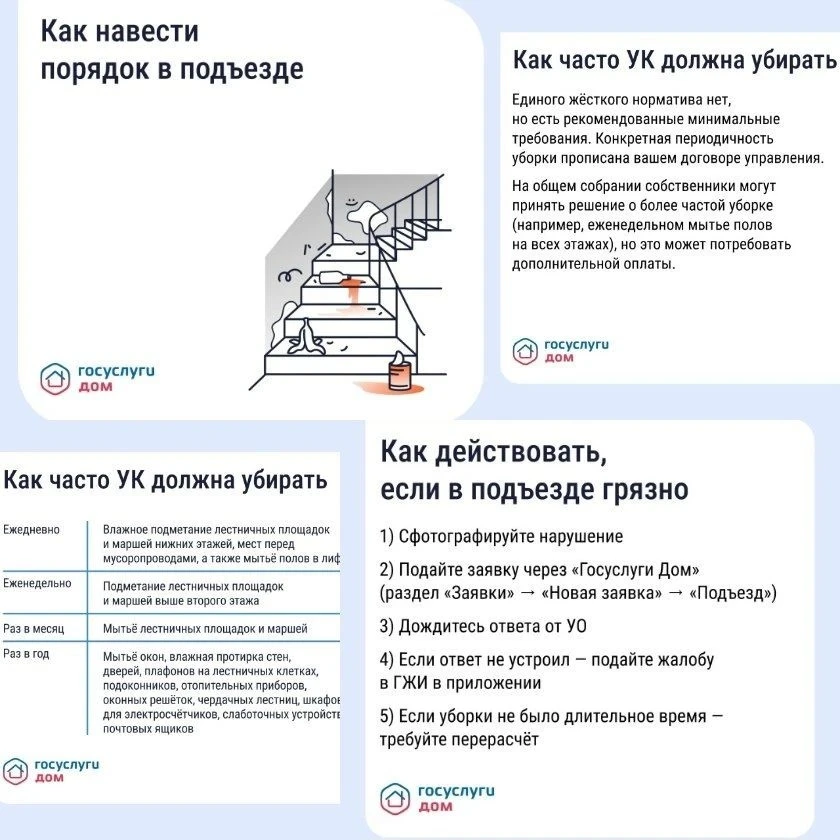 Как навести порядок в подъезде
