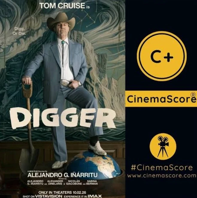 Зрительскую С+ от Cinemascore получил «Диггер». И это худшая оценка в карьере режиссера...