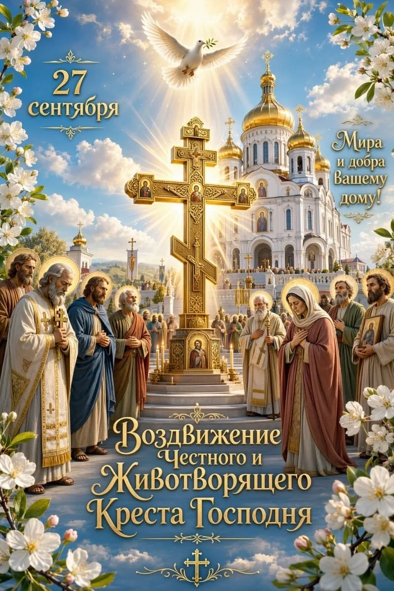 С Воздвижением Креста Господня 🙏