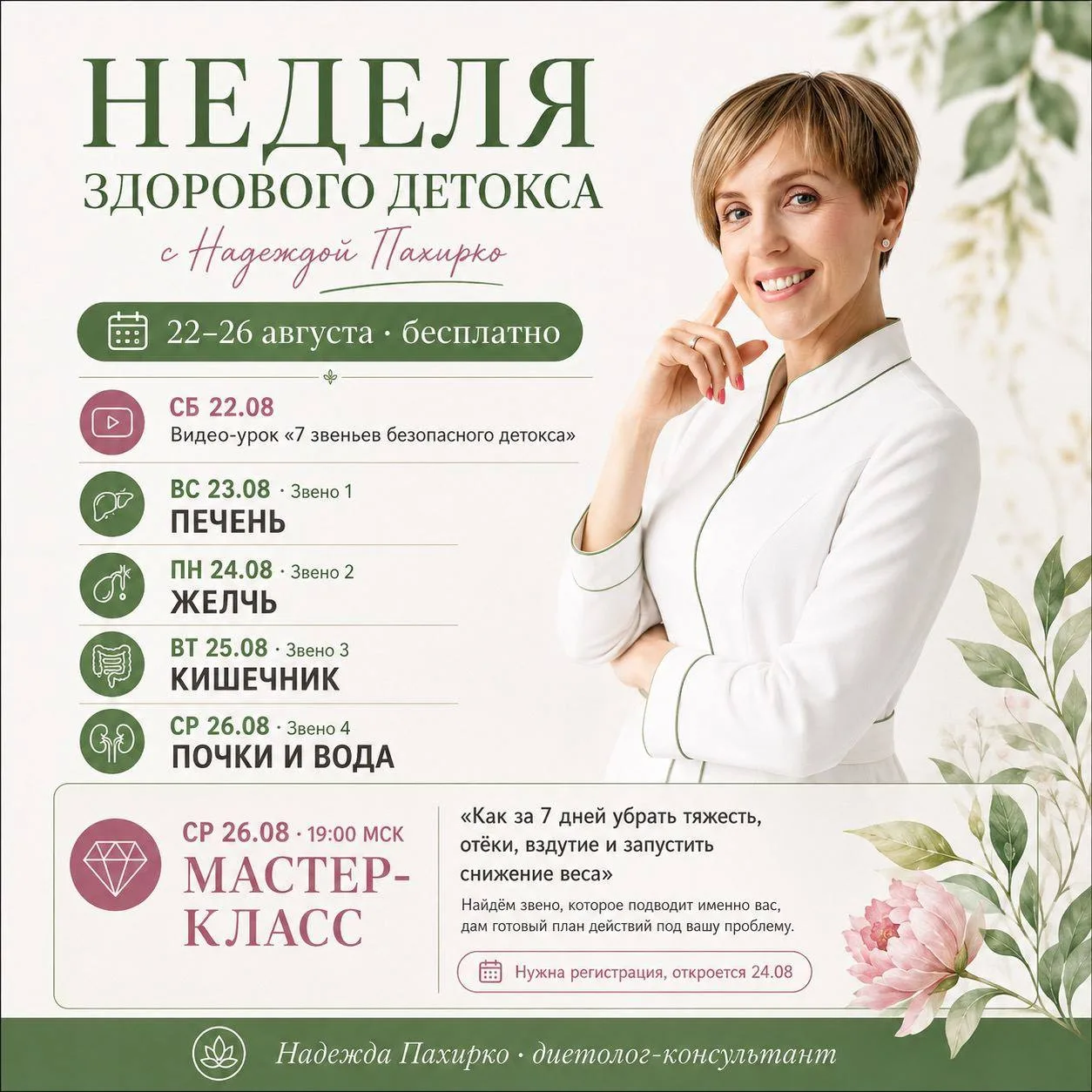 Добро пожаловать на НЕДЕЛЮ ЗДОРОВОГО ДЕТОКСА!