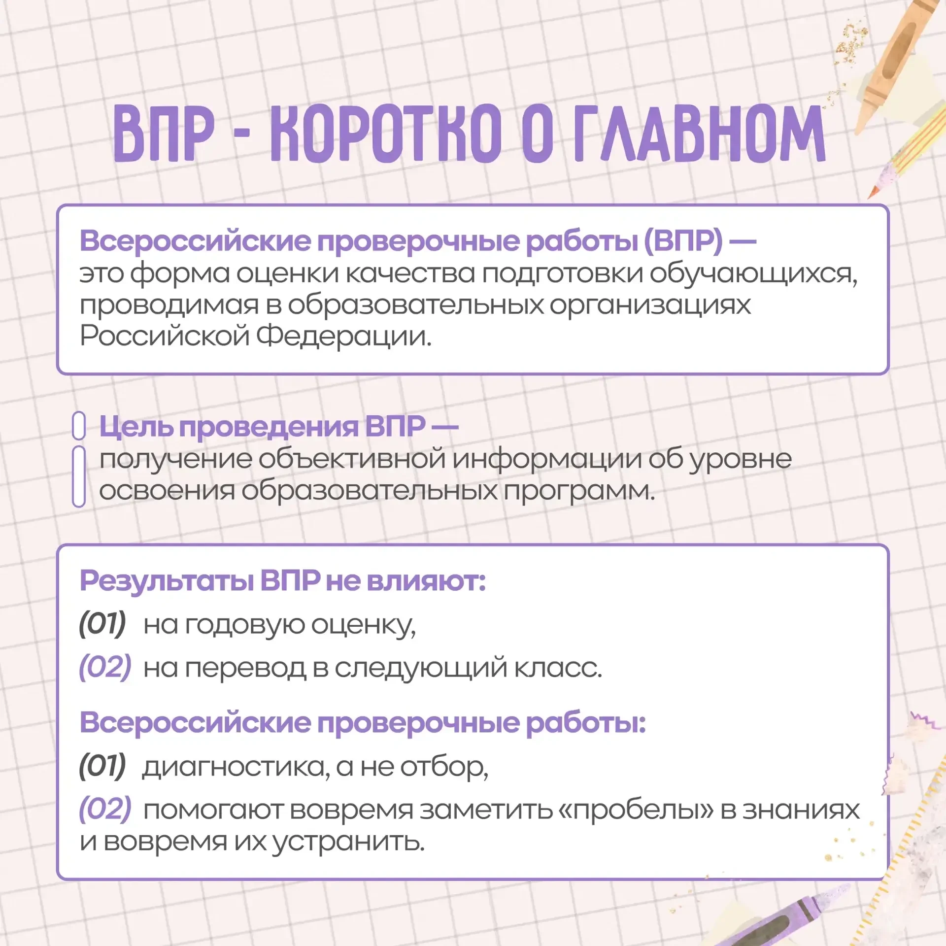 ‼️ Информационные карточки о ВПР-2026  Источник: Педагогический вестник|Новости образования