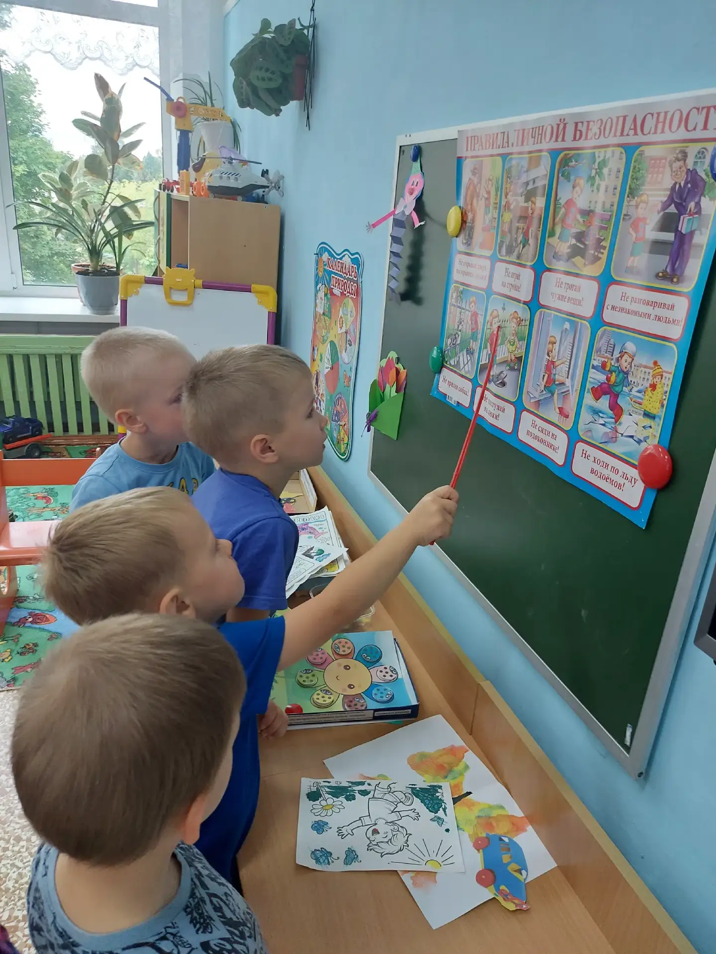 🌲С целью формирования у детей безопасного для их жизни и здоровья поведения,  в средне...