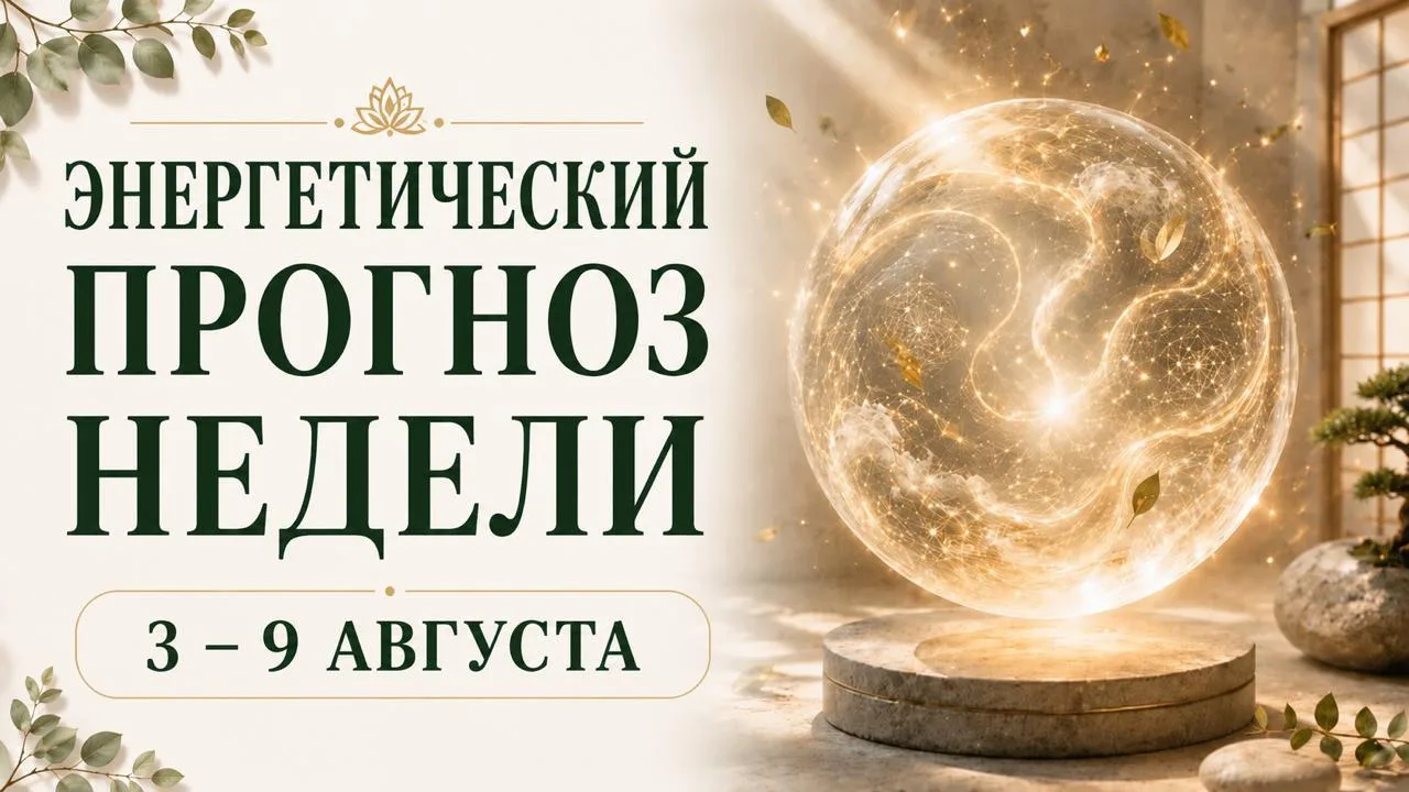 ЭНЕРГЕТИЧЕСКИЙ ПРОГНОЗ НЕДЕЛИ • 3 - 9 августа

На этой неделе нас ждут энергии очищения от застаревш