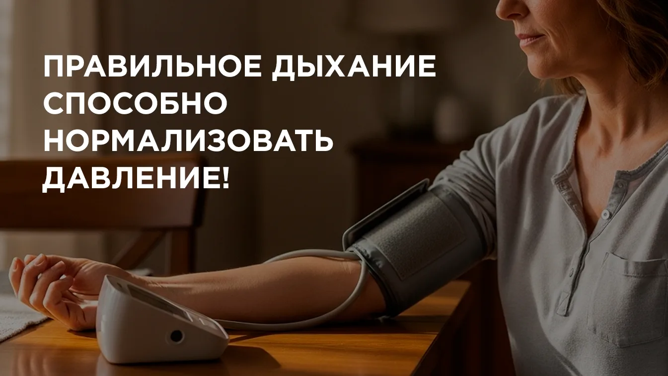 ❓ Правильное дыхание способно нормализовать давление!