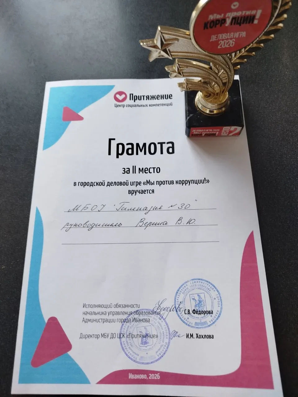 17 марта в Центре социальных компетенций "Притяжение" прошла городская деловая игра "Мы против корру