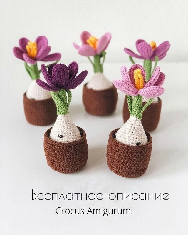 Крокусы
Автор: sandra_toys_pattern

• Вязание для детей •