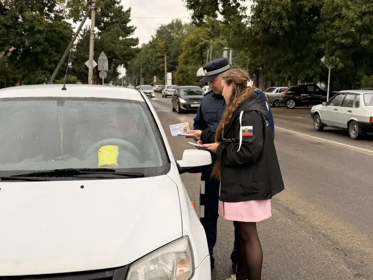 На дорогах села Кочубеевского прошла профилактическая акция, направленная на повышение ...