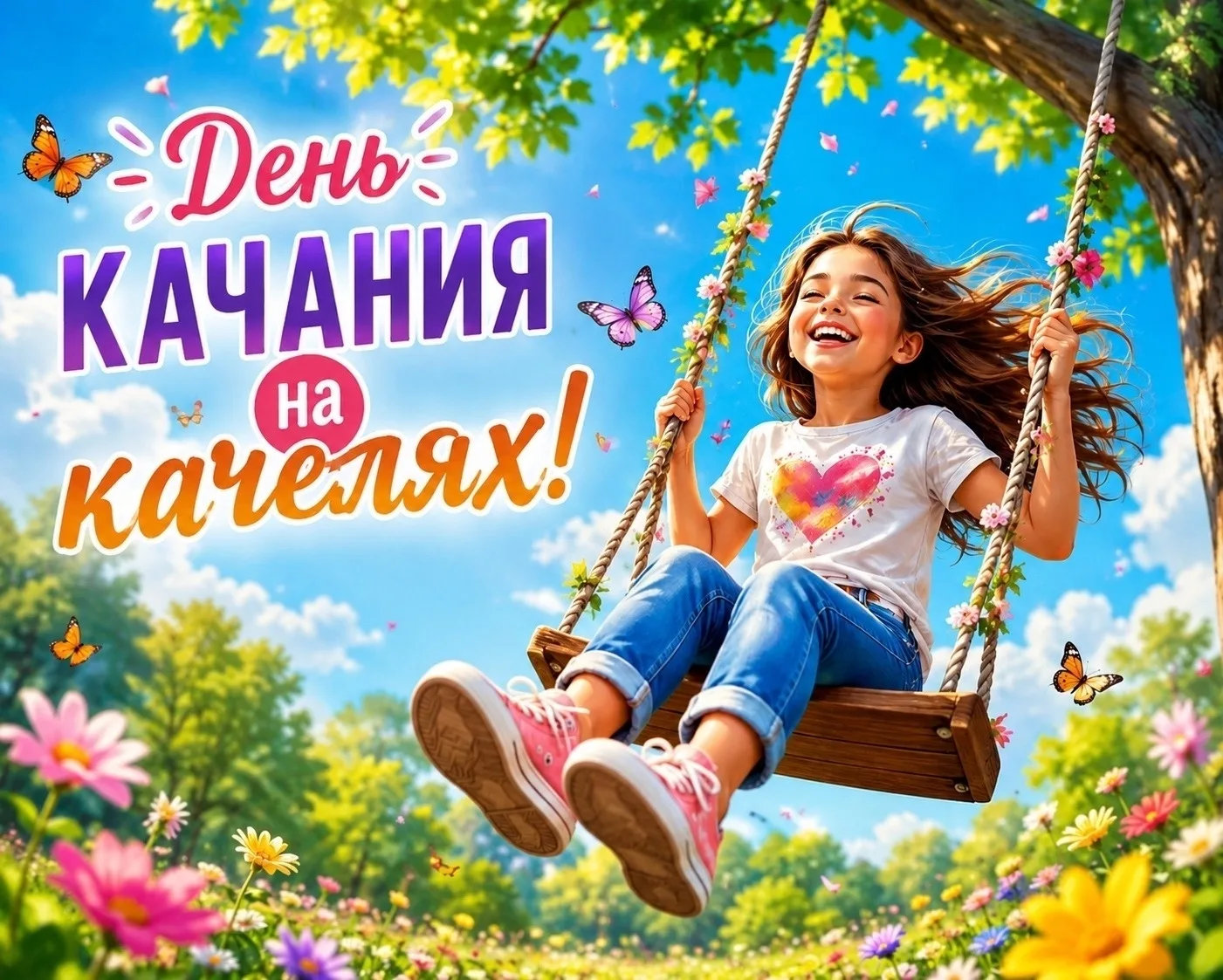 «Качели, уносящие ввысь, качаются и качаются…» ☀🎠✨